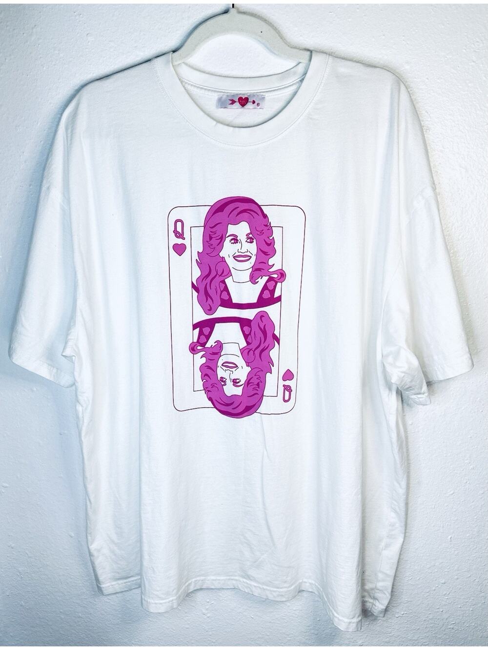 Queen Of Hearts Dolly Parton Western Buddy Love T-shirt M/L